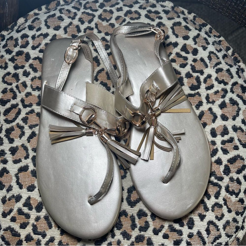 Silver Sandals 
